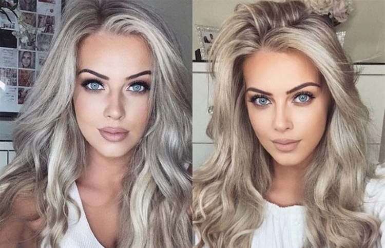 Hair toning before and after photos