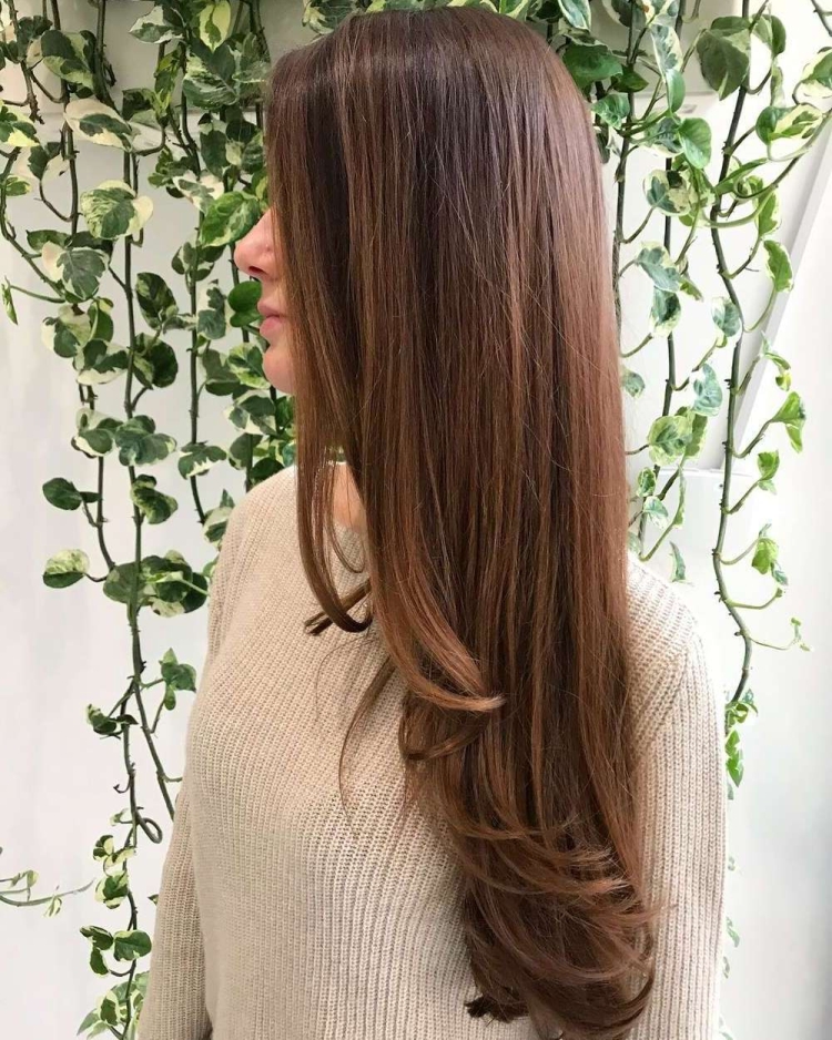 Haircut ladder for long hair