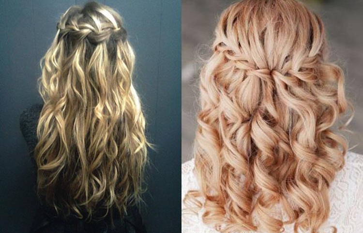 Hairstyles with curled hair