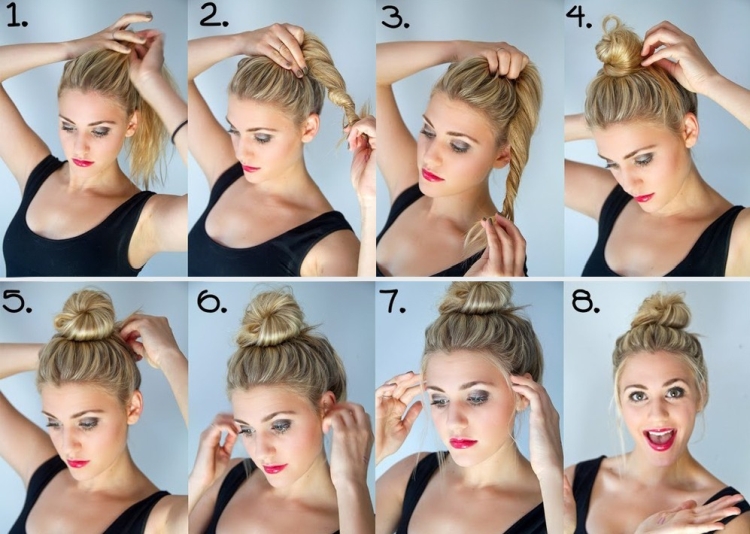 How to make a bump out of hair