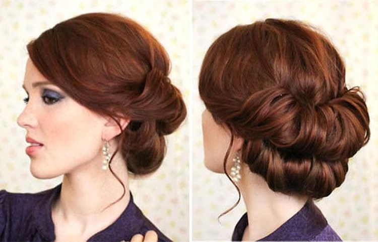 Hairstyles with curled hair