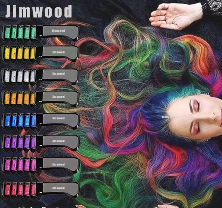 How to use hair crayons