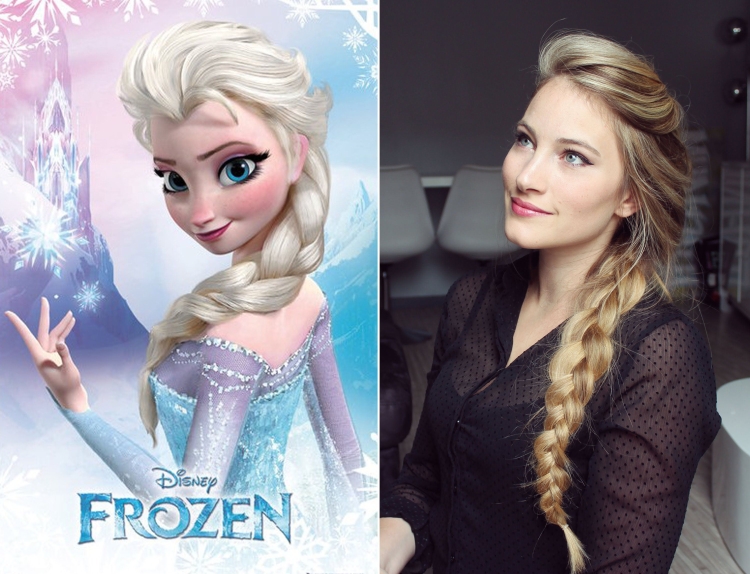 Elsa's Hairstyle from Frozen