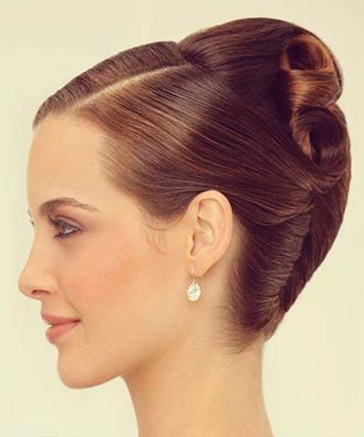 High hairstyles for medium hair