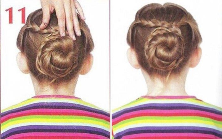 Hairstyles for the kindergarten for every day