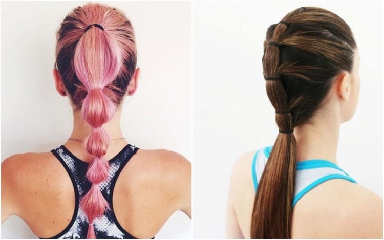 Hairstyles for physical education for girls of 13 years old