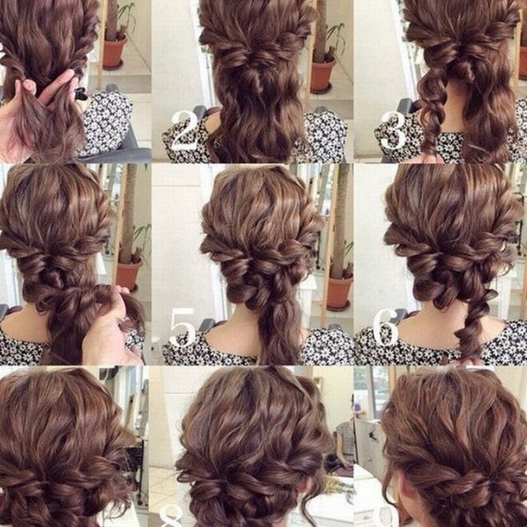 Hairstyles for medium hair for wedding guests