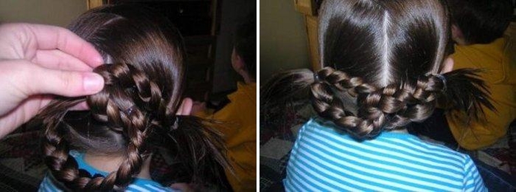 Hairstyles for the kindergarten for every day