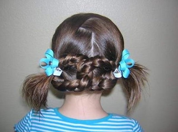 Hairstyles for the kindergarten for every day