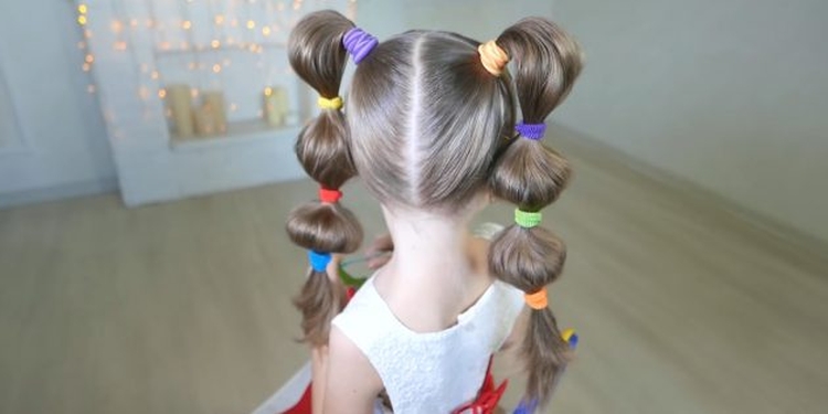 Hairstyles for the kindergarten for every day