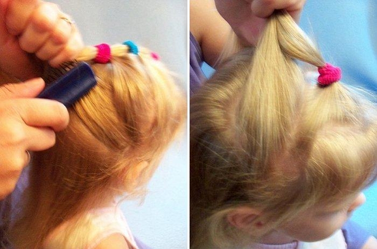 Hairstyles for the kindergarten for every day