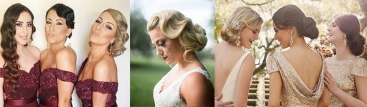 Hairstyles for medium hair for wedding guests