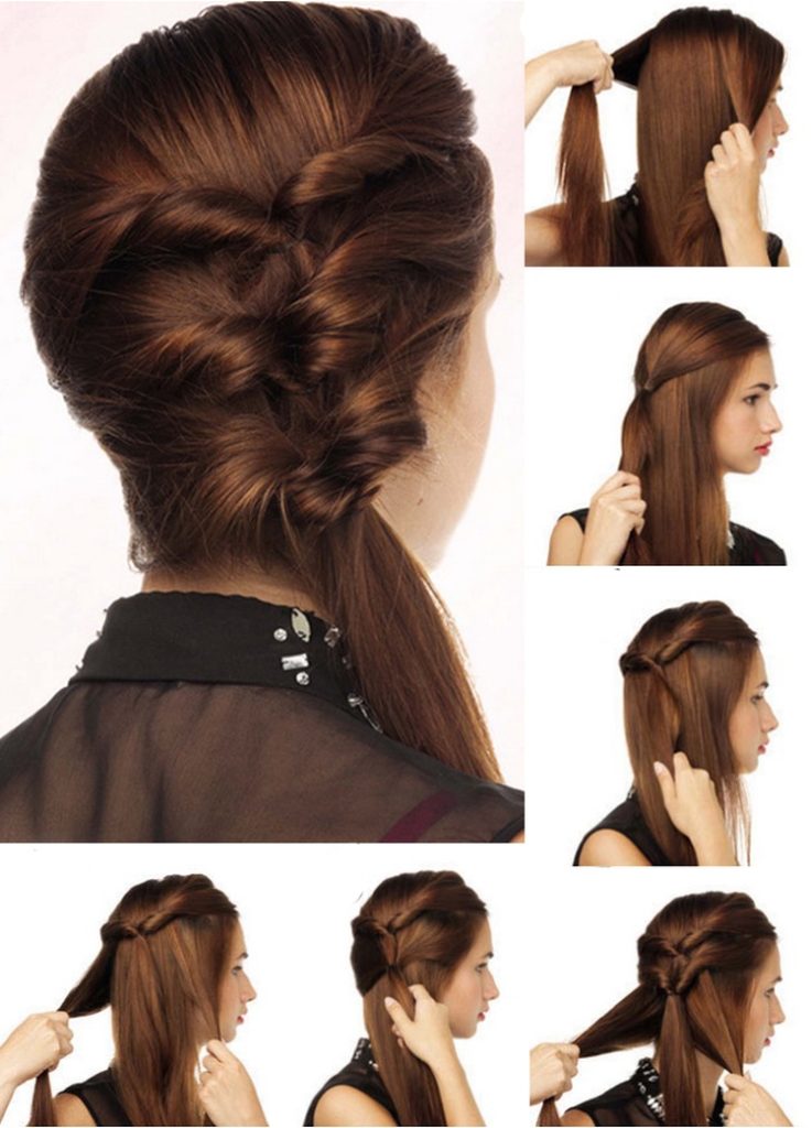 Hairstyles for physical education for girls of 13 years old