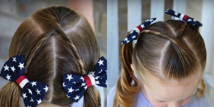 Hairstyles for the kindergarten for every day