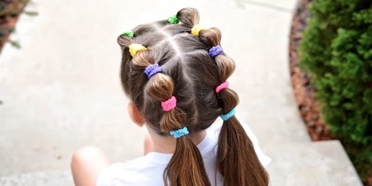 Hairstyles for the kindergarten for every day