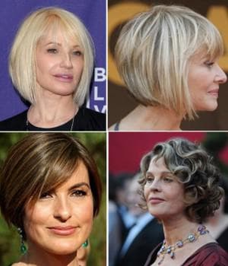 Short hairstyle for a woman of 50