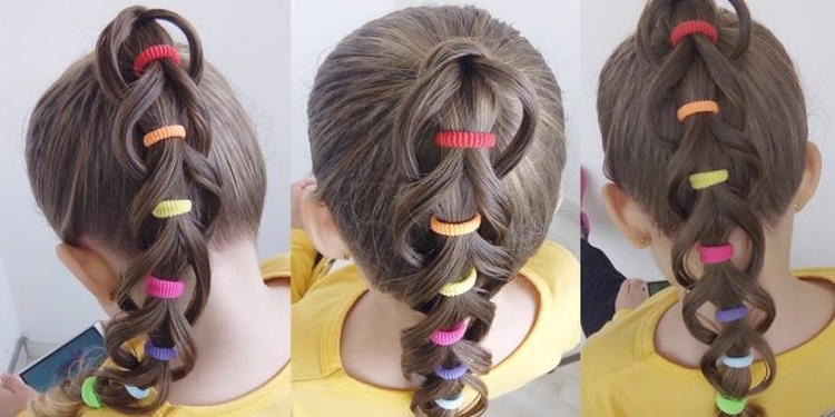 Hairstyles for the kindergarten for every day