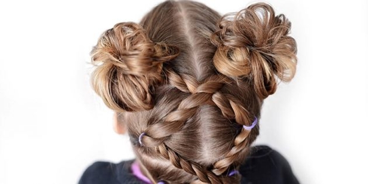 Hairstyles for the kindergarten for every day