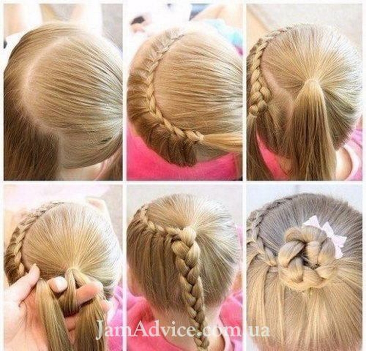 Hairstyles for physical education for girls of 13 years old