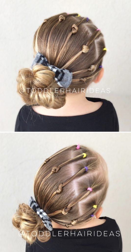 Hairstyles for the kindergarten for every day