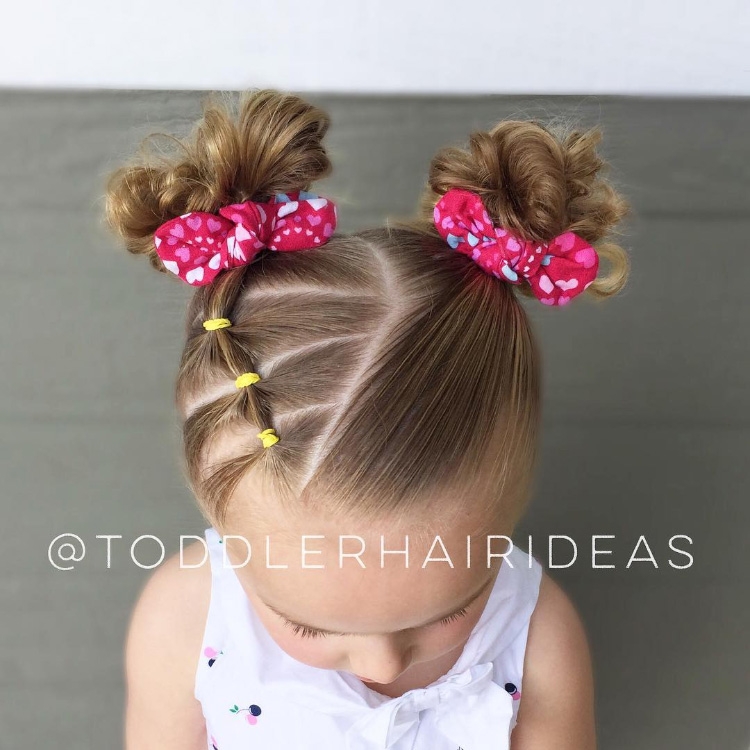 Hairstyles for the kindergarten for every day