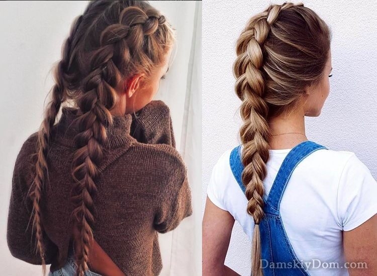 Hairstyles for physical education for girls of 13 years old