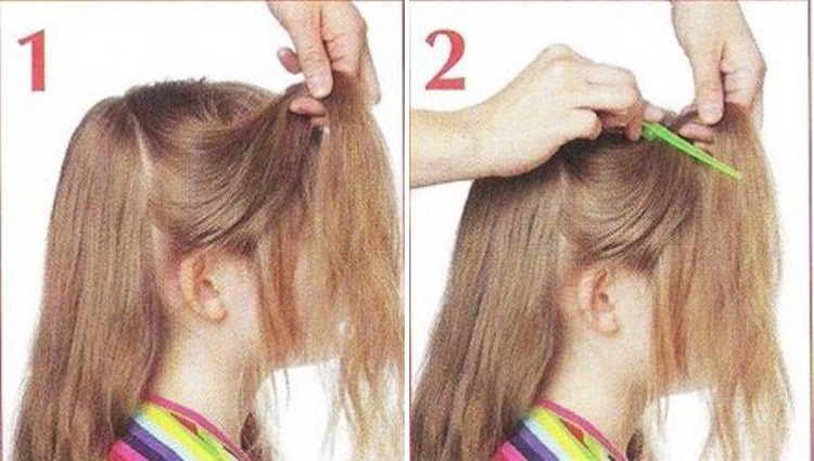 Hairstyles for the kindergarten for every day