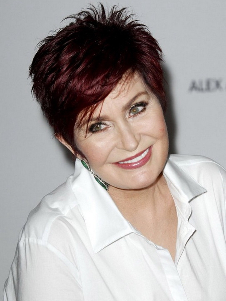 Short hairstyle for a woman of 50