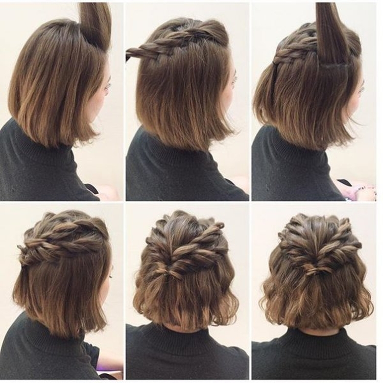 Hairstyles for medium hair for wedding guests