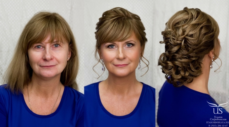 Hairstyles for mother of the bride for medium hair