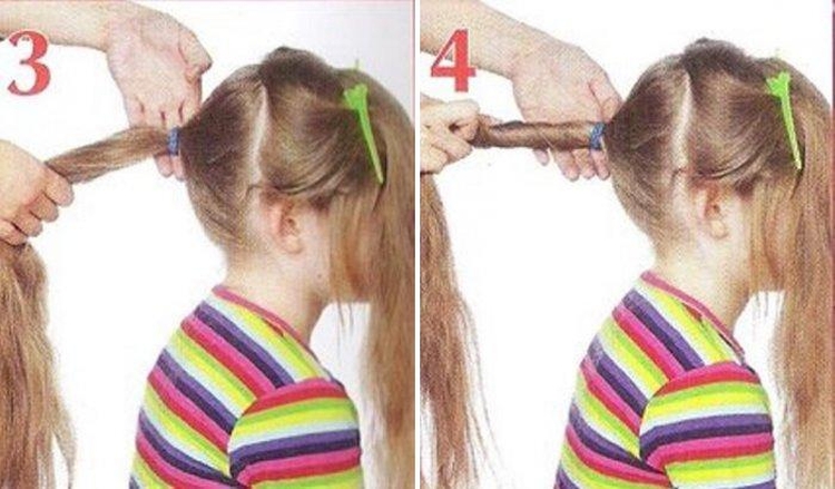 Hairstyles for the kindergarten for every day