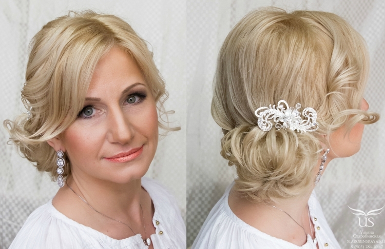 Hairstyles for mother of the bride for medium hair