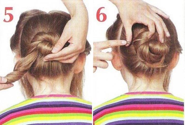 Hairstyles for the kindergarten for every day