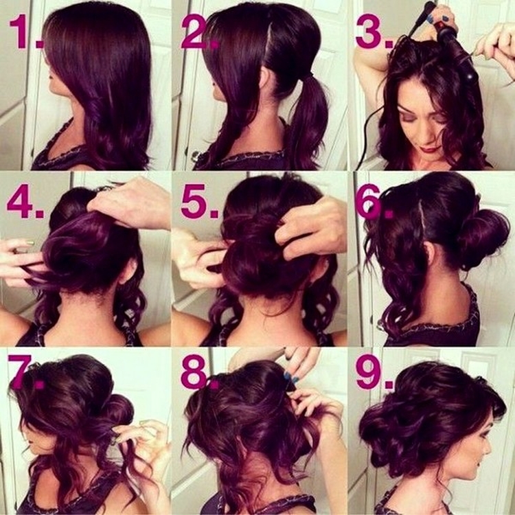 Hairstyles for medium hair for wedding guests