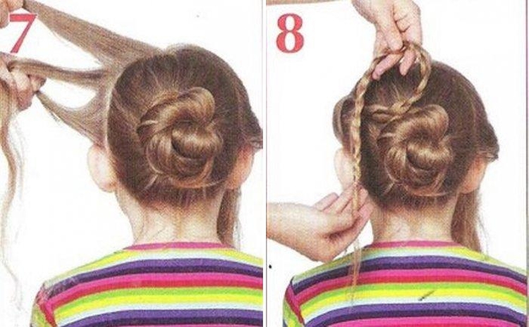 Hairstyles for the kindergarten for every day