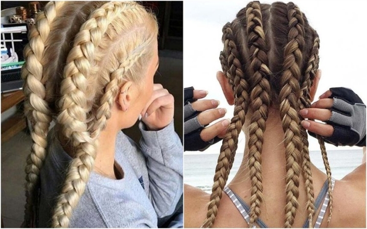 Hairstyles for physical education for girls of 13 years old