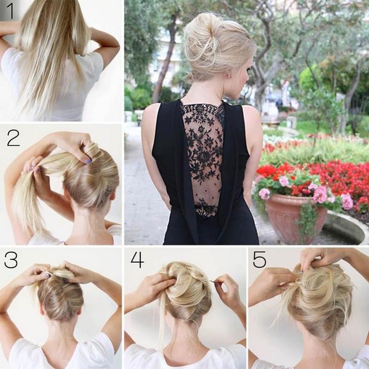 Hairstyles for medium hair for wedding guests