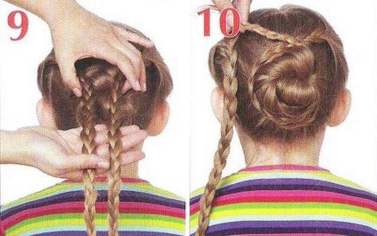 Hairstyles for the kindergarten for every day