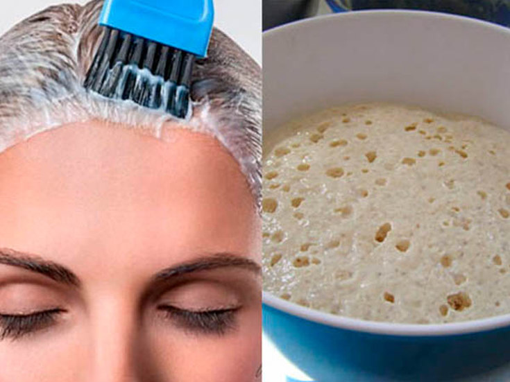 Yeast hair masks