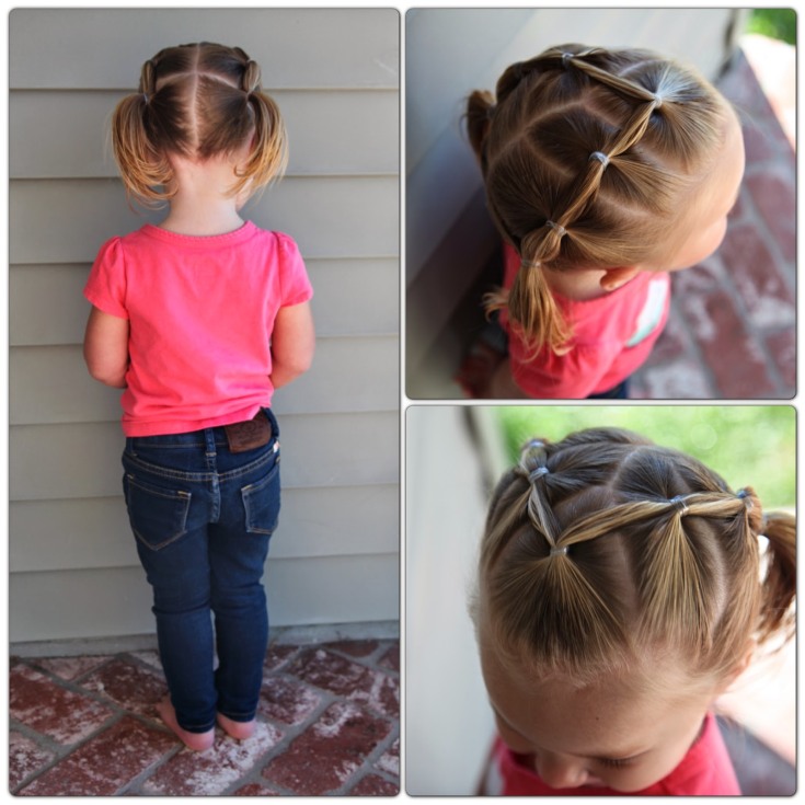 Children's hairstyles for short hair for every day to school and kindergarten