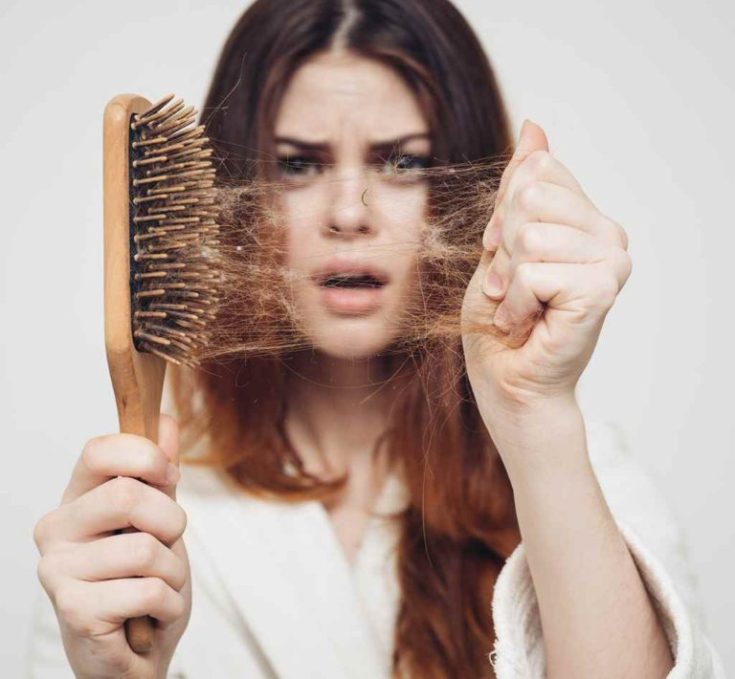 Hair loss from stress