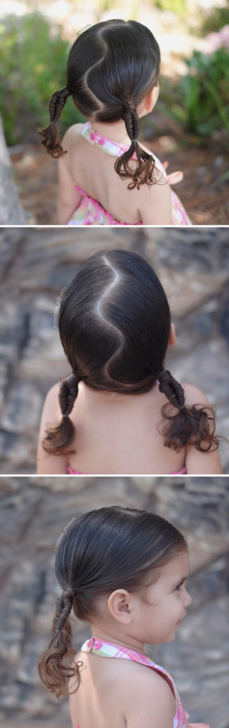 Children's hairstyles for short hair for every day to school and kindergarten