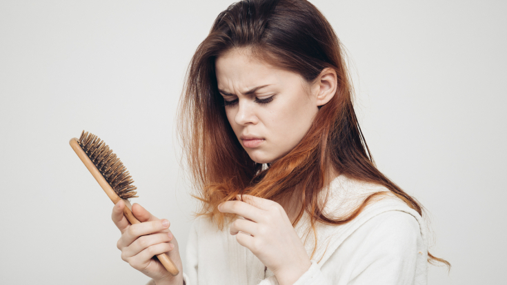 Hair loss from stress