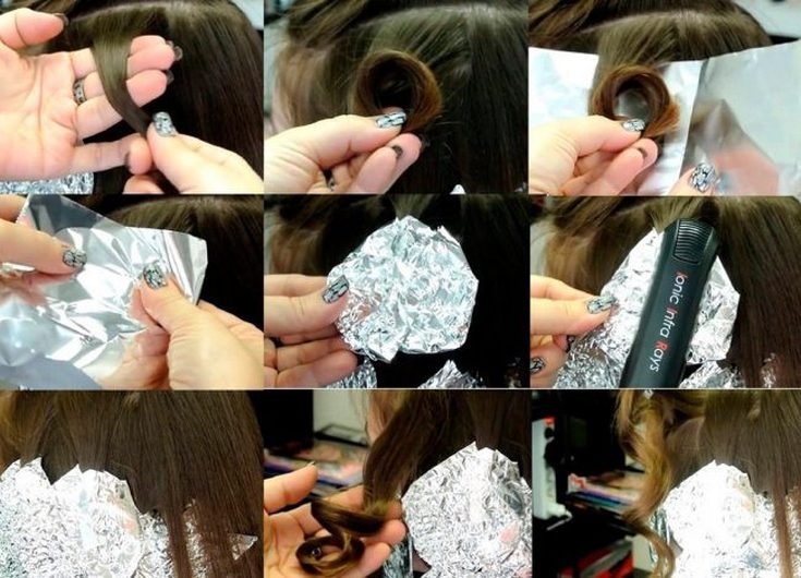 How to curl your hair on a flat iron