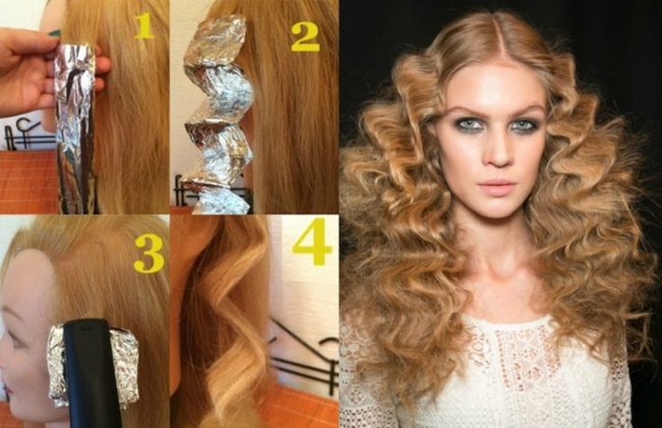 How to curl your hair on a flat iron