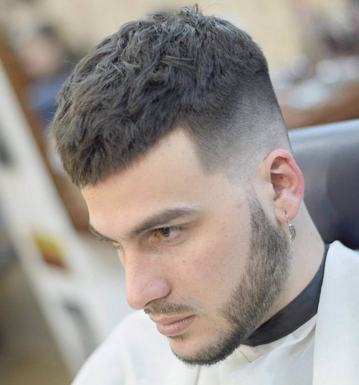 Men's haircuts for coarse hair