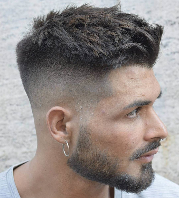 Men's haircuts for coarse hair