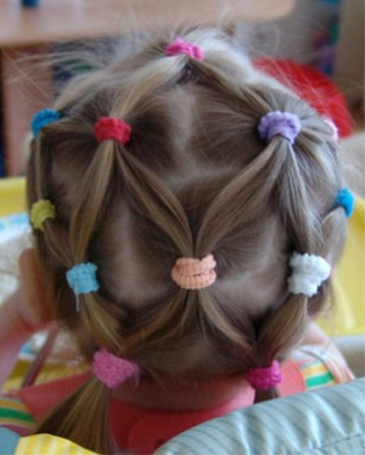 Children's hairstyles for short hair for every day to school and kindergarten