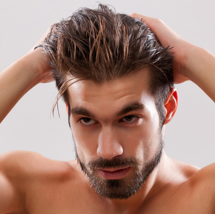 Men's haircuts for coarse hair