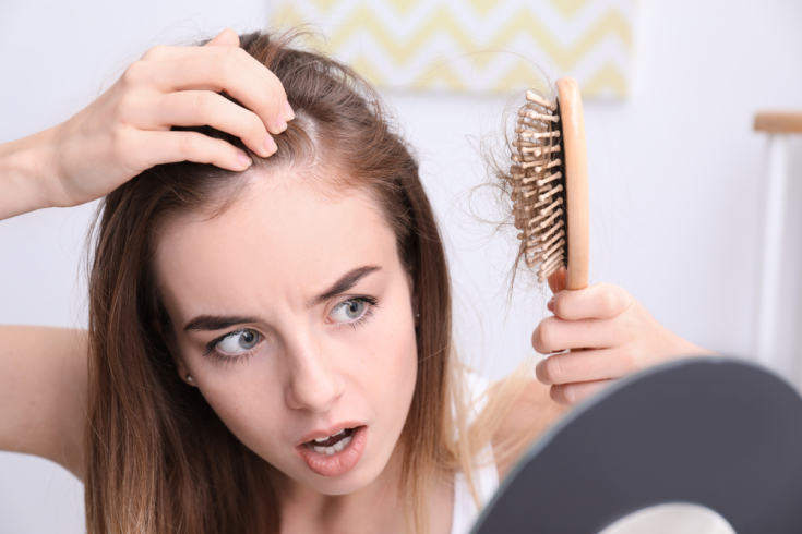 Hair loss from stress